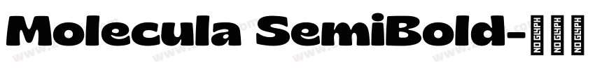 Molecula SemiBold字体转换